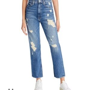 Women's mother high waisted study hover Jeans